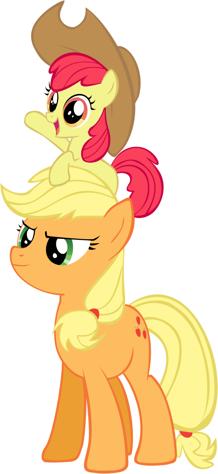 My Little Pony Applejack Apple Bloom (900x1675)