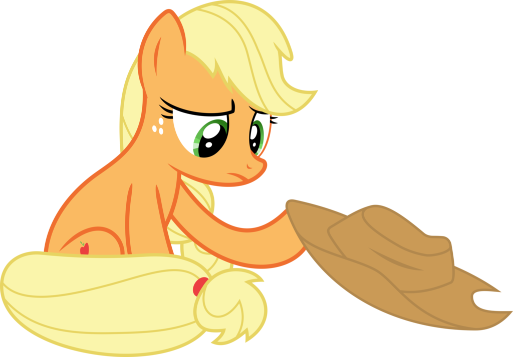 Applejack Doesn't Know How Hats Work S05e03 By Kevinerino - Cartoon (1024x714)