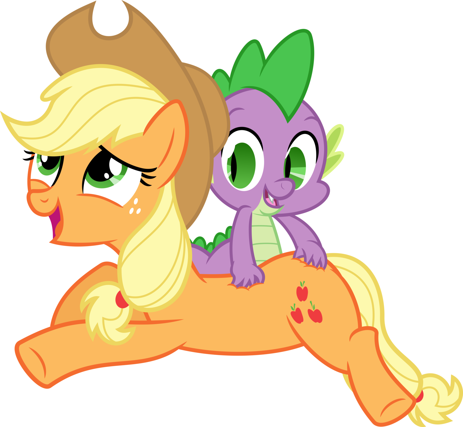 Applejack's Back Rub By Psychicwalnut Applejack's Back - Mlp Applejack Gif (1600x1476)