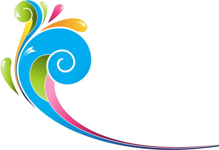 Color Decorative Swirls - Color Swirls Png (800x800)