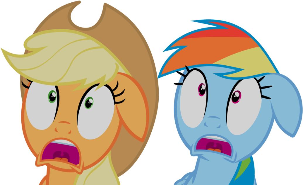 Source - - Apple Jack And Rainbow Dash (1191x670)