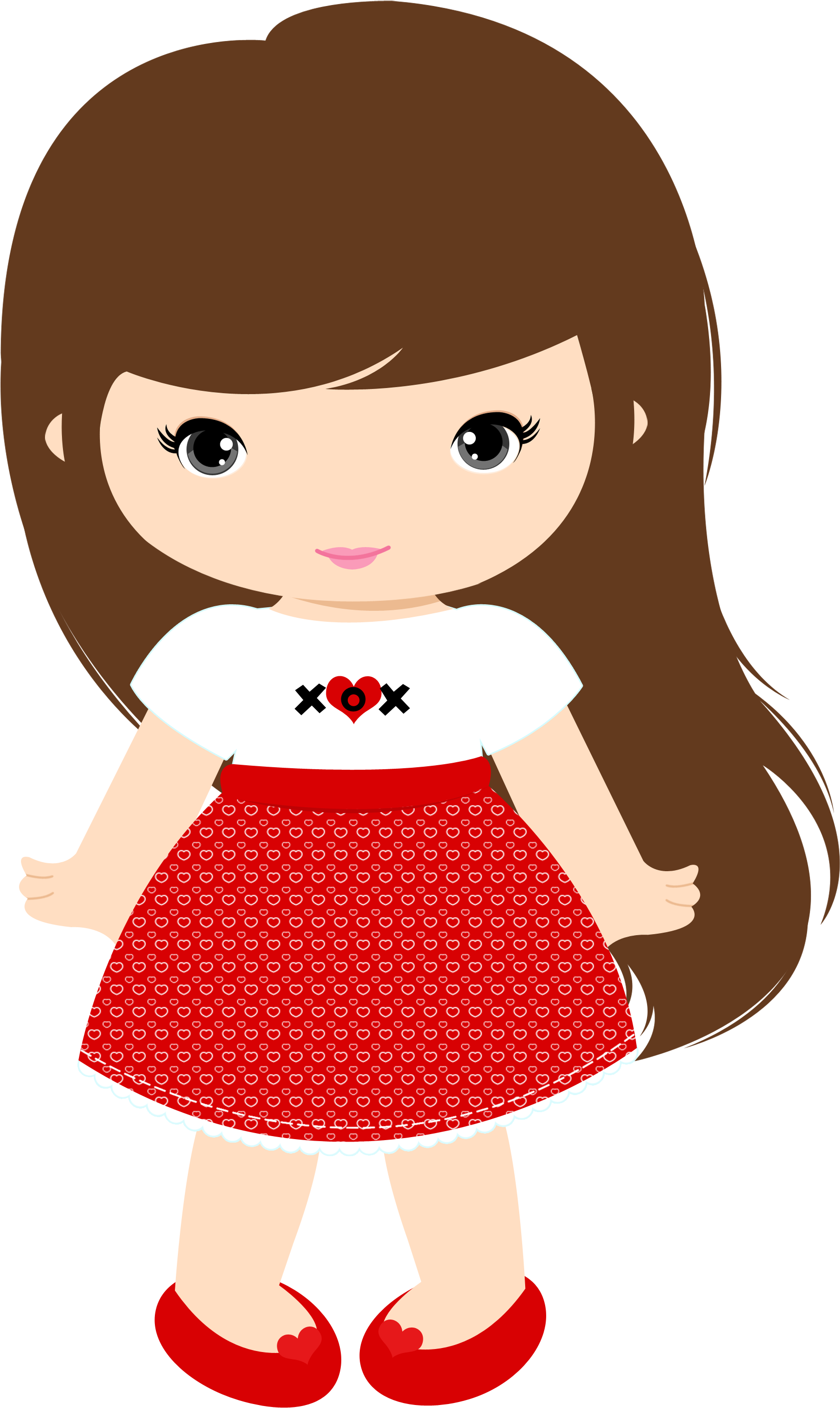 Resultado De Imagem Para Desenho De Boneca - Girl Clipart (1896x2952)