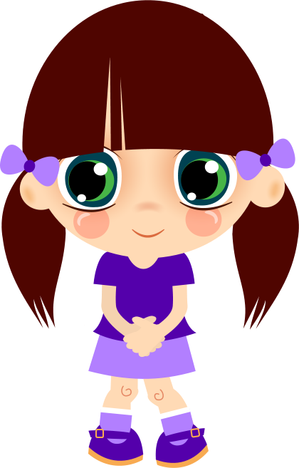 Imagens - Boneca Desenho - Menina Dos Olhos Grandes Desenho (420x657)