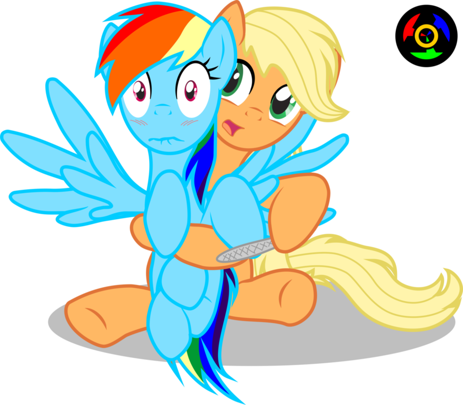 Appledash, Applejack, Artist - Cartoon (956x835)