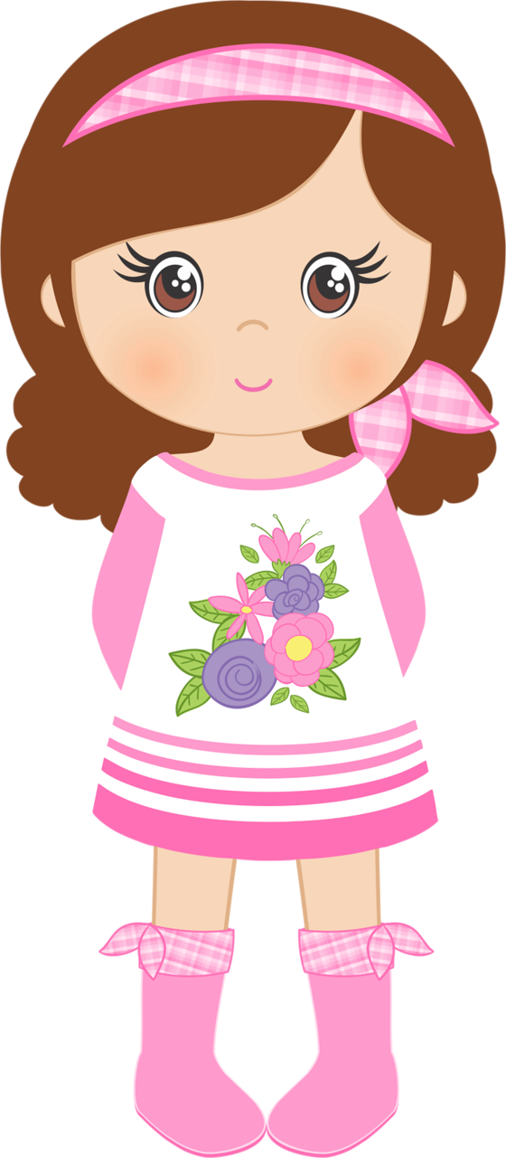 Girls ‿✿⁀○ - Clip Art Image Of A Girl (560x1280)