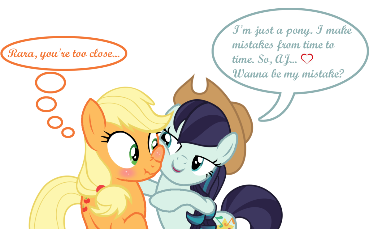 Accessory Swap, Applejack, Artist - Mlp Aj X Rara (1280x740)