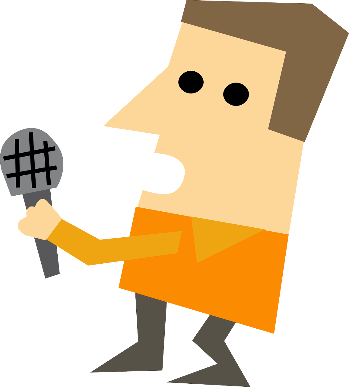 Interview Questions - News Reporter Clipart (1157x1280)