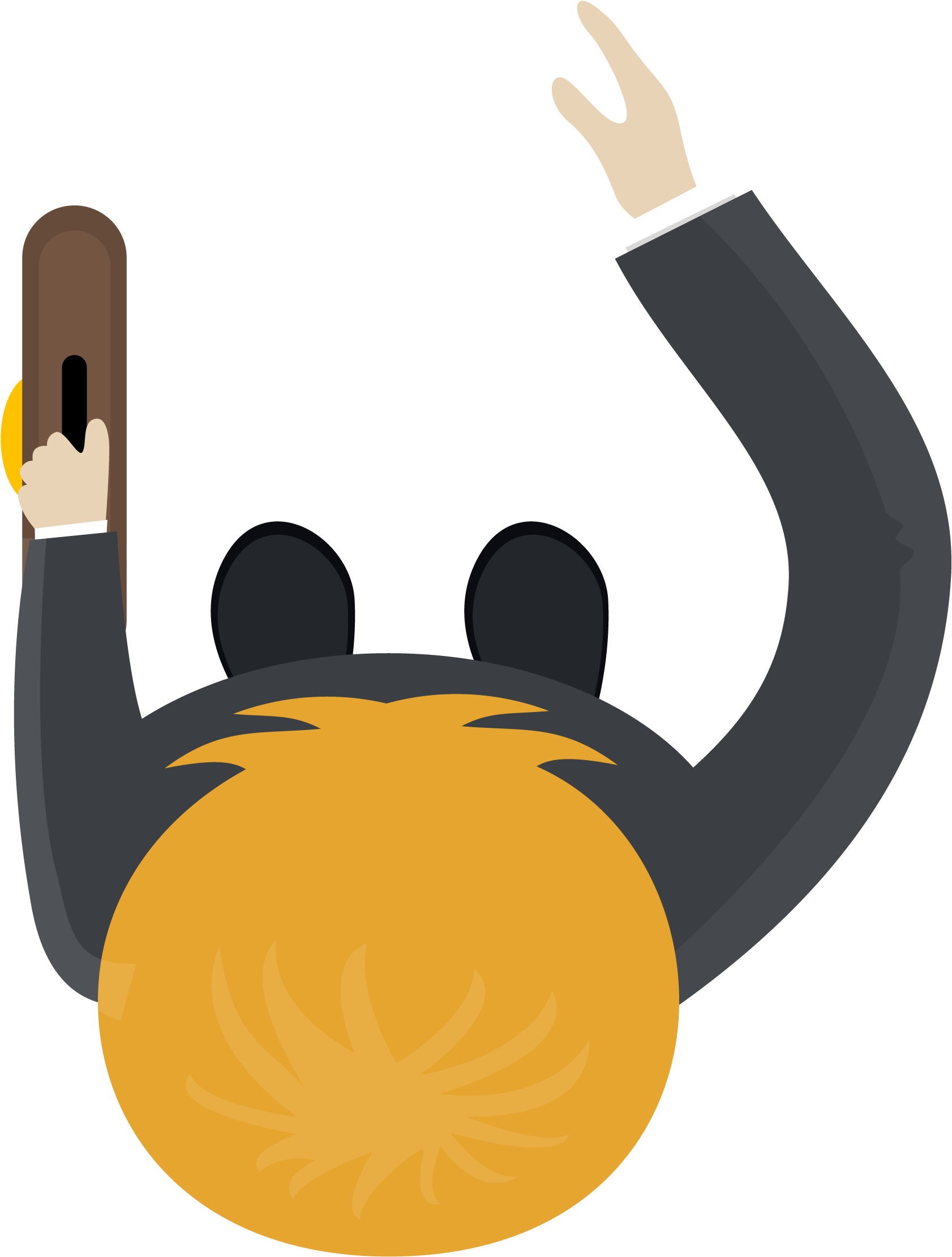 Job Fair Business Job Interview Management - Man Top View Png (2743x2767)