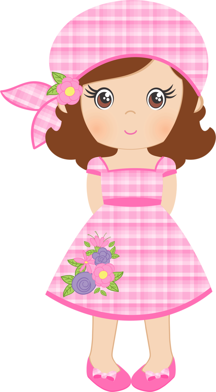 Riscos Para Bordar - Bonecas Caipira Cute Festa Junina Png (707x1280)