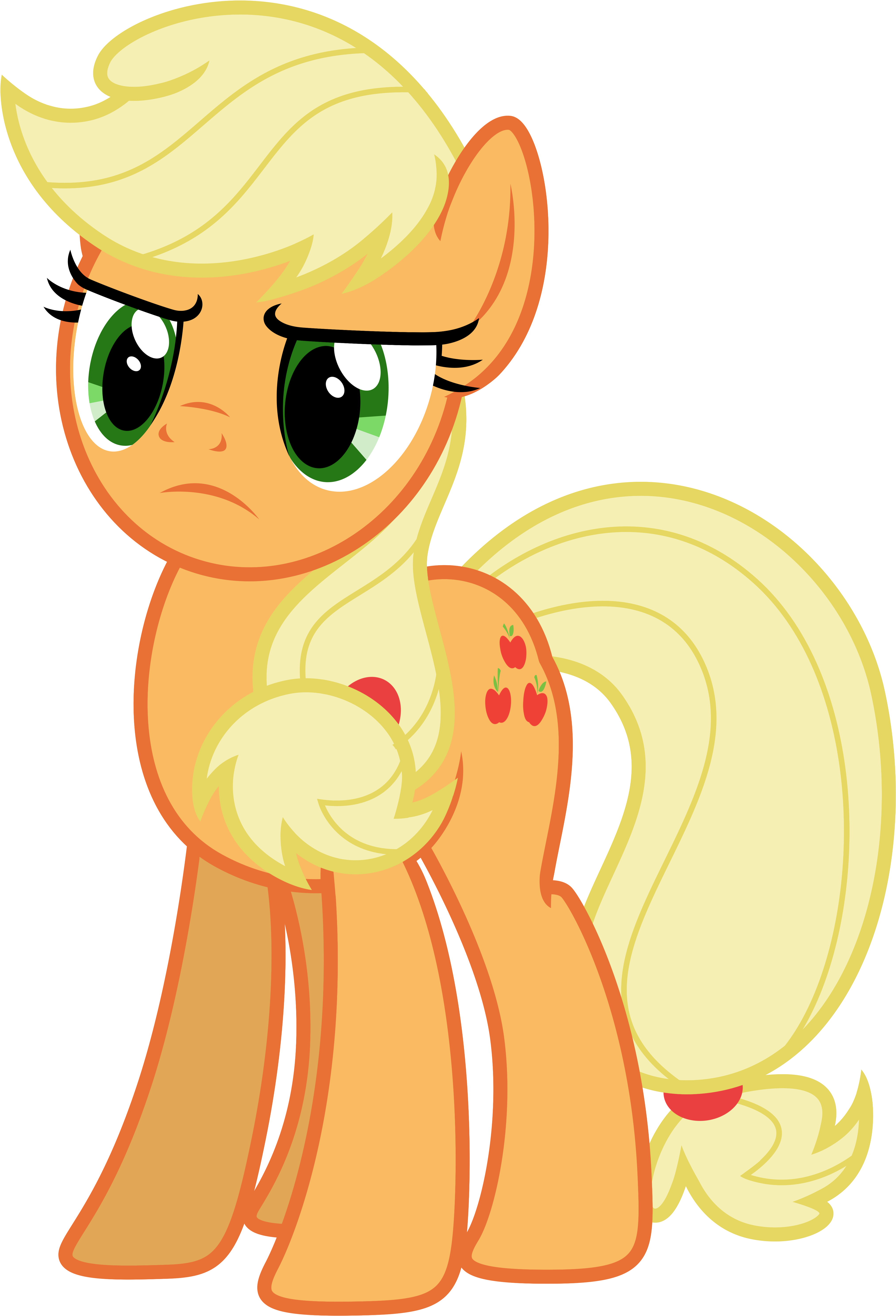 Applejack 64 [no Hat] By Estories - Cartoon (4839x7000)