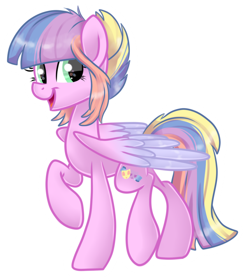 Speed Drawing Mlp - Oc Pony (834x958)