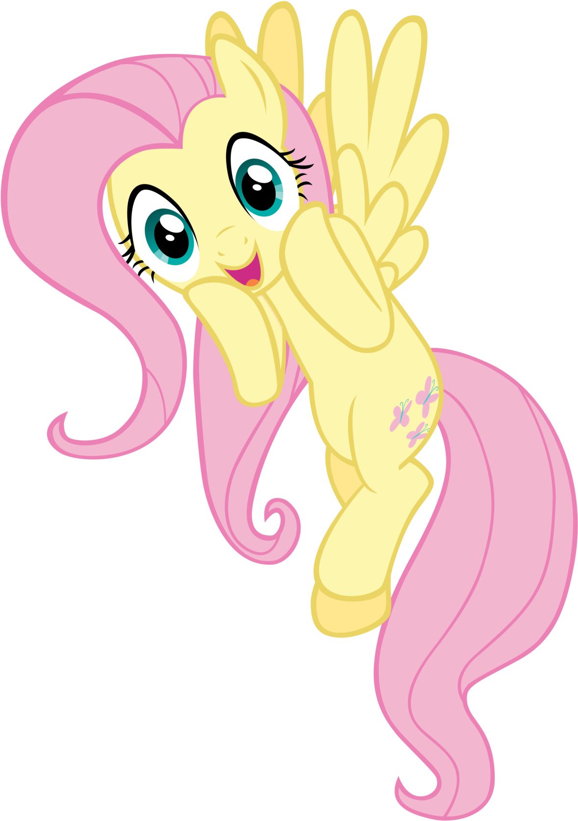 Surprised Fluttershy By Fimvisible Surprised Fluttershy - Fluterfly My Litle Pony (1600x2048)