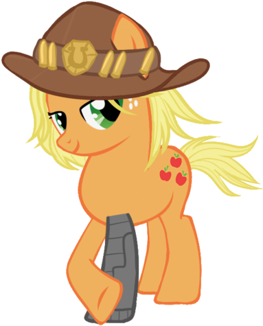 My Little Pony/overwatch By Bolties - Applejack (400x516)