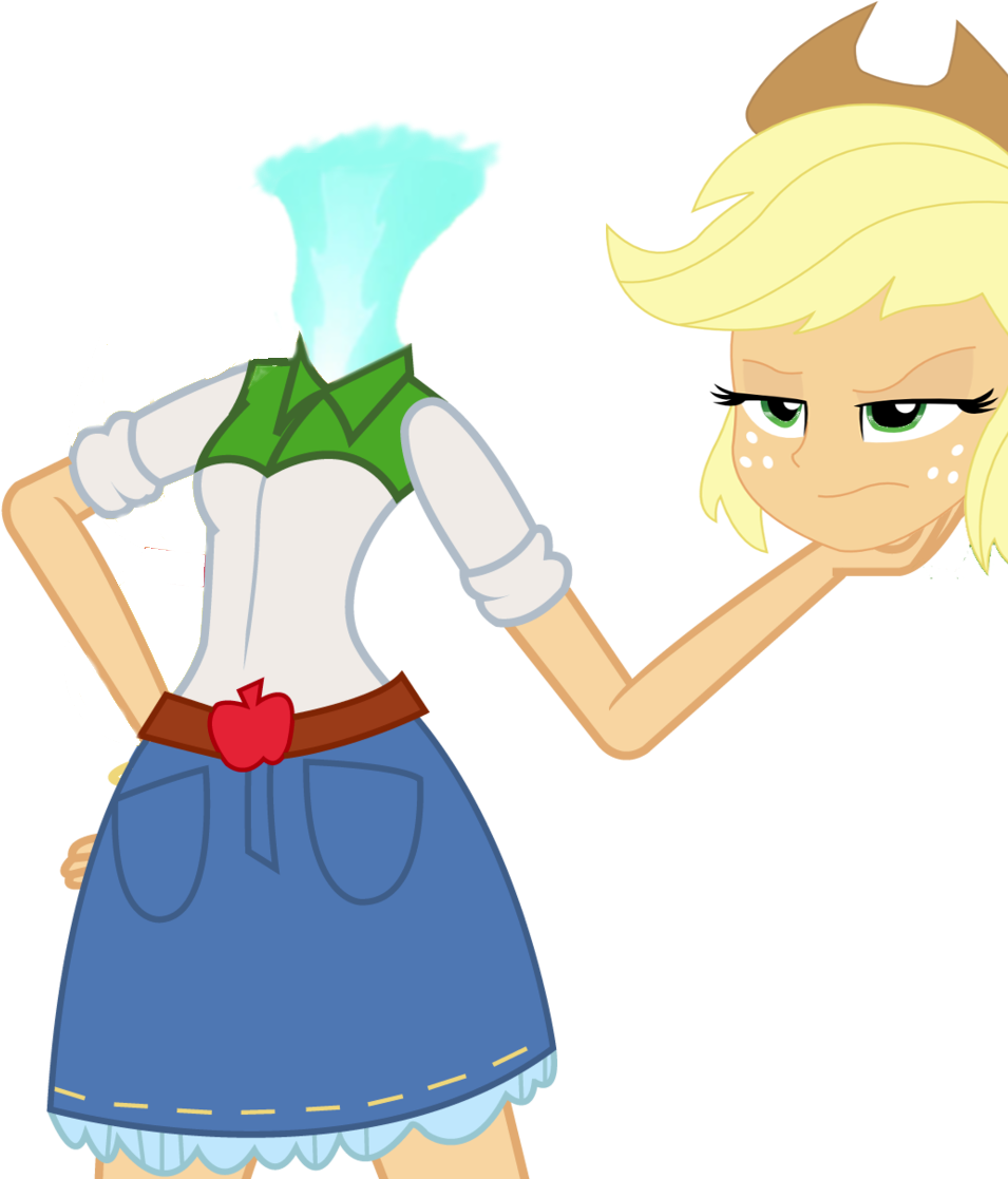 Applejack, Clothes, Cowboy Hat, Denim Skirt, Dullahan, - My Little Pony: Equestria Girls (1024x1168)