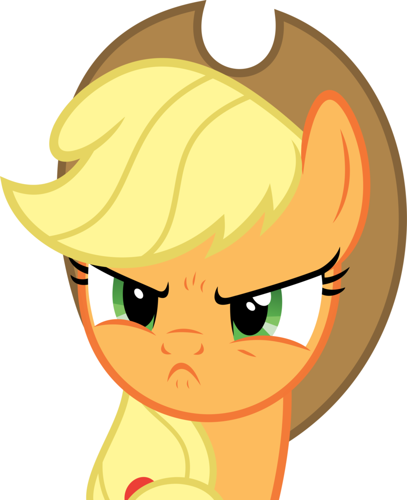 Absurd Res, Angry, Applejack, Applejack's Hat, Artist - Twilight Sparkle (835x1024)