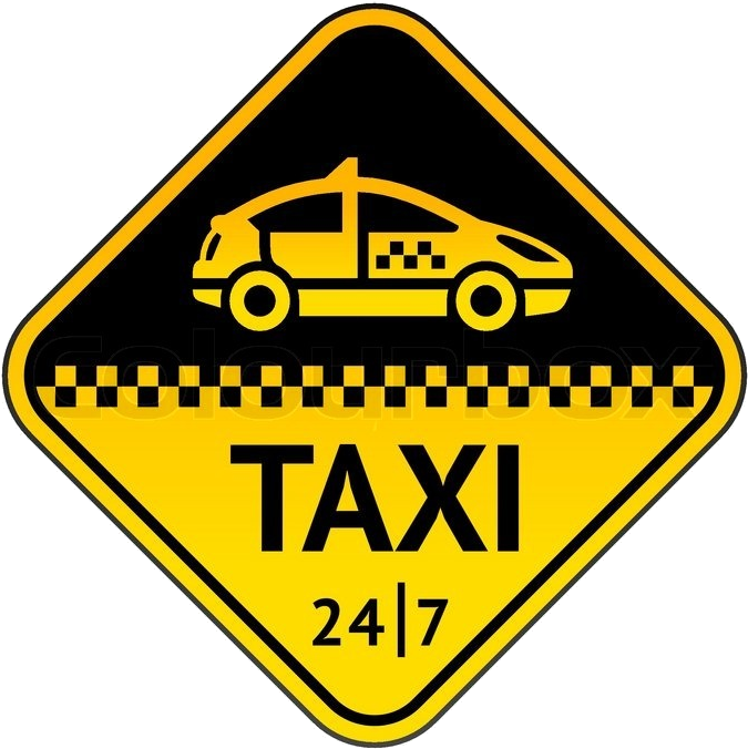 Taxi Airport Bus Yellow Cab Clip Art - Taxi Logo Transparent (800x800)
