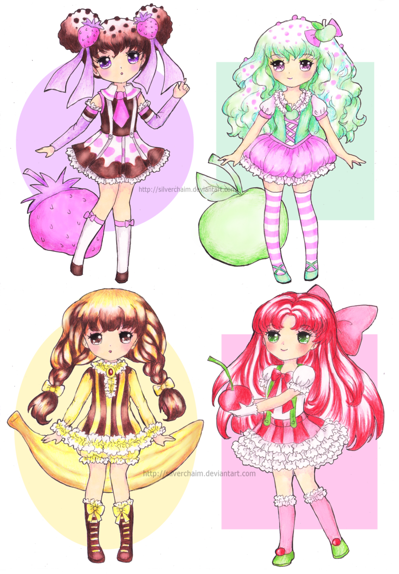 I Started These Last Month And Now I Can Finally Submit - Anime Dessert Girls (800x1150)