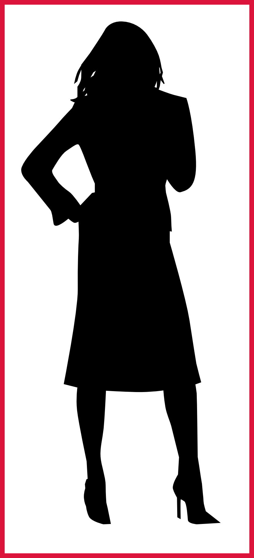 Incredible Silhouette Woman Zoeken Crafts Pics Of Women - Woman Silhouette Png Transparent (830x1819)
