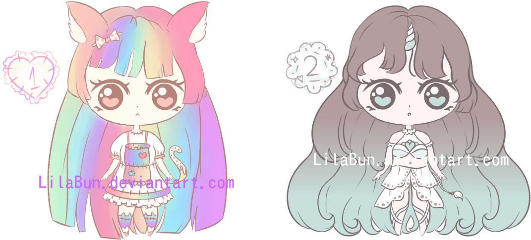 Cute Chibi Adopts Auction~ By Lilabun - Chibi (1150x550)