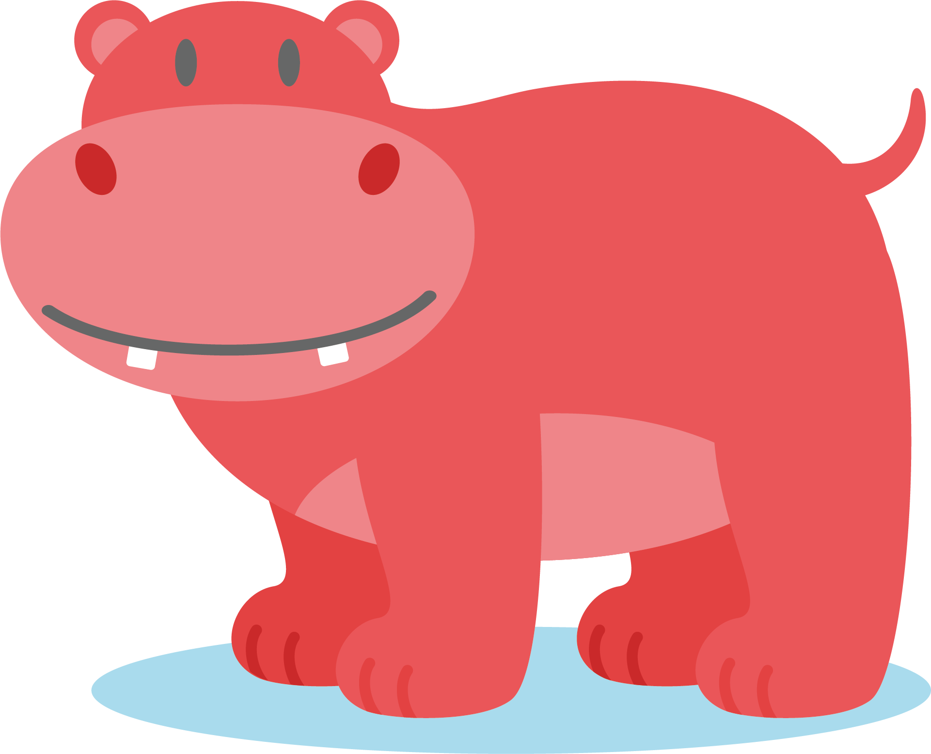 Hippopotamus Clip Art - Hippopotamus (1921x1555)