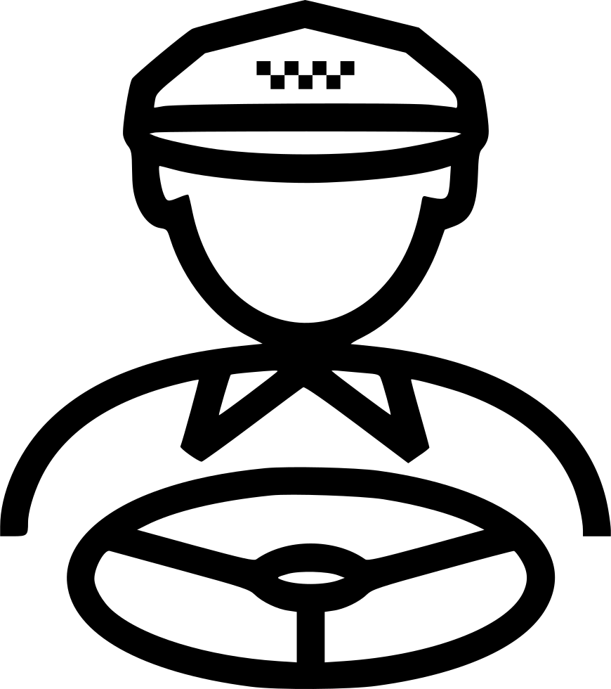 Cab Driver Transparent Image - Driver Service Good Png (870x980)