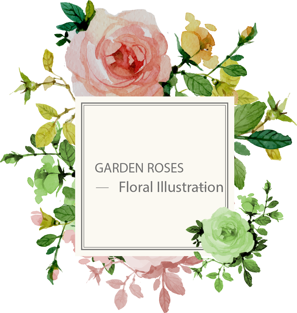 Wedding Invitation Flower Rose - Floral Thank You Stickers Wedding (1204x1265)