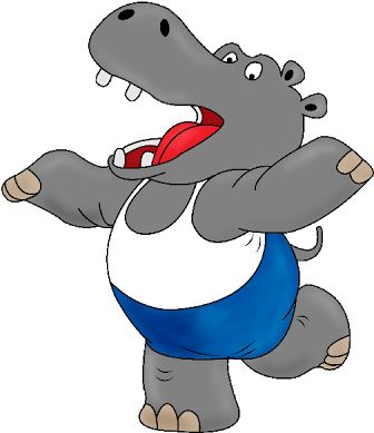 Hippopotamus Clipart - Hippopotamus (400x400)
