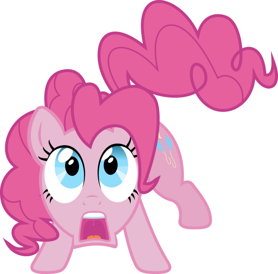 Pinkie Is Surprised By Mandydax - Cartoon (900x888)
