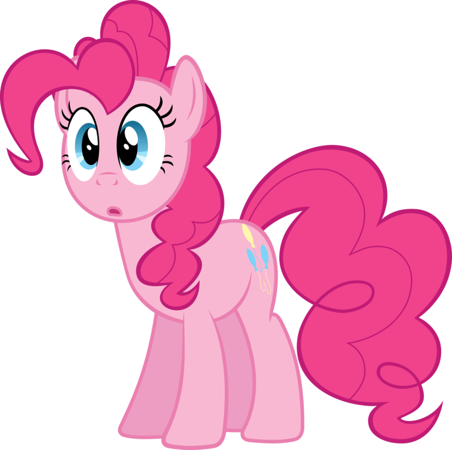 Surprised Pinkie Pie By Baumkuchenpony - My Little Pony Pinkie Pie Surprised (895x892)