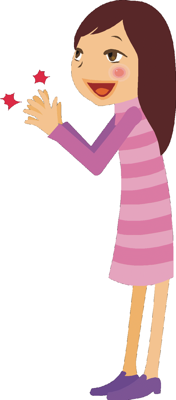 Hands Clapping Clip Art Medium Size - Clap With Hands Clipart (704x1600)