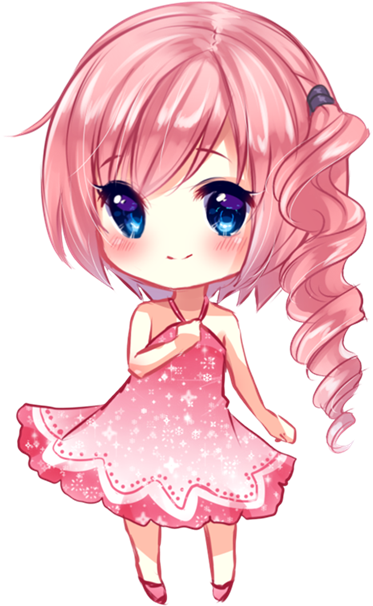 Chibi Serah By Xnamii - Cute Anime Girl Chibi (407x640)