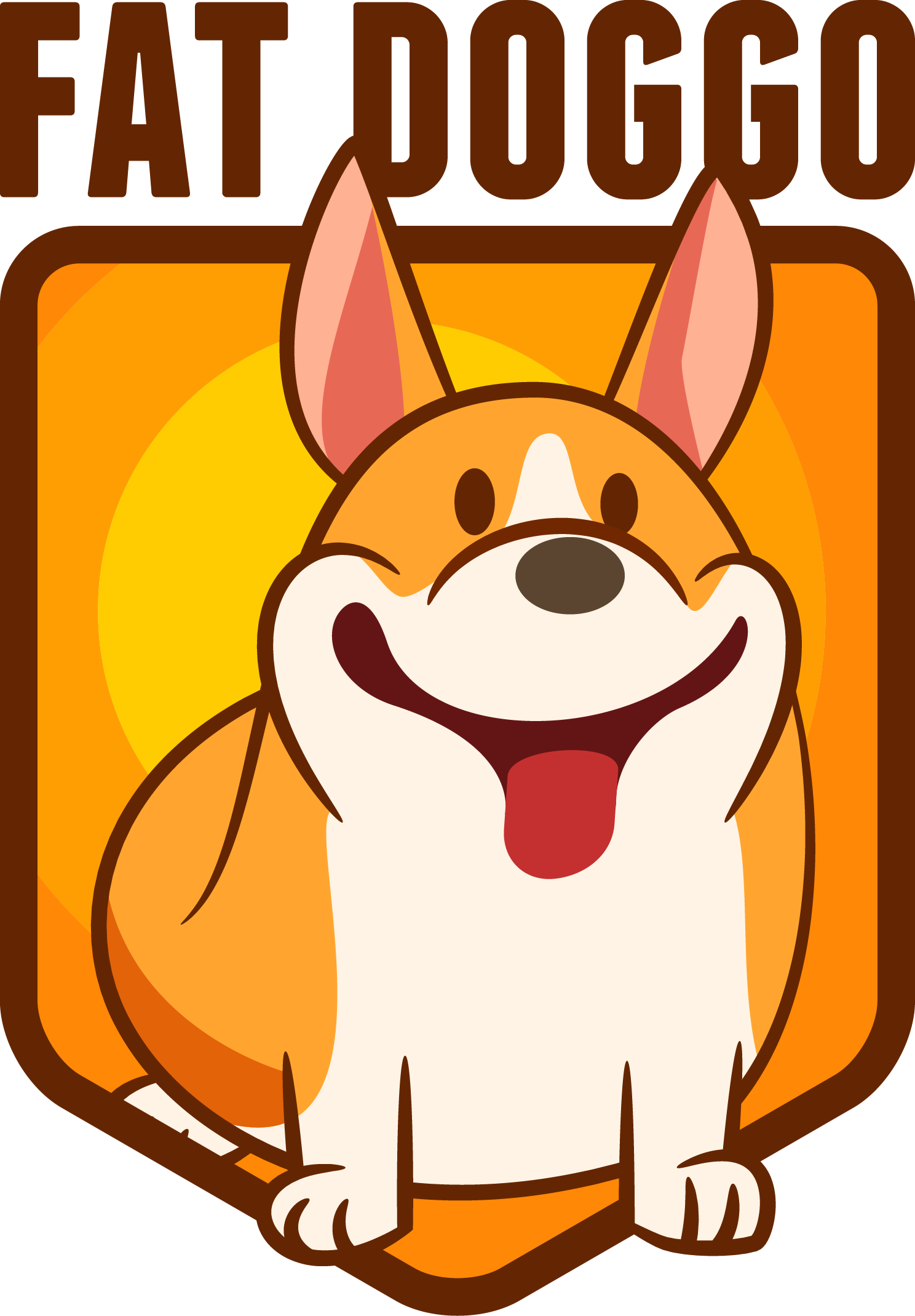 Fat Doggo Fat Doggo - Fat (1488x2139)