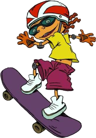 Rocket Power Characters Names And Pictures Download - Rocket Power Otto Png (374x500)