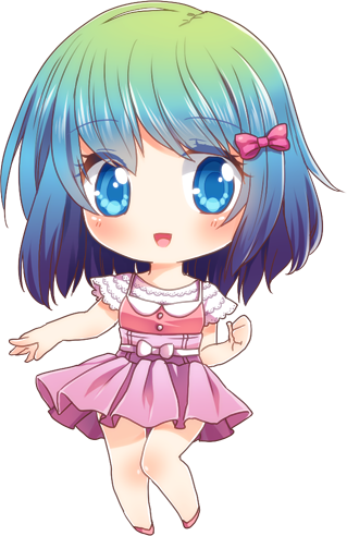 Chibi Anime Girl - Hình Moorina (319x492)