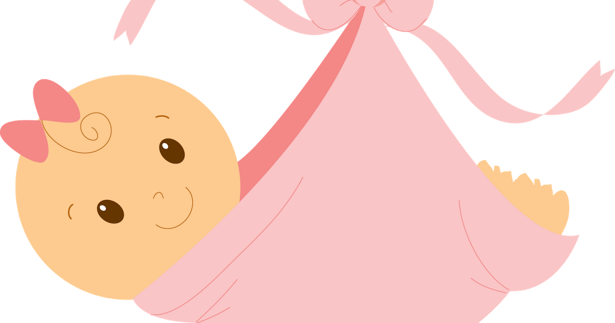 Clip Art Home Decor - Baby Girl Clip Art (1200x630)