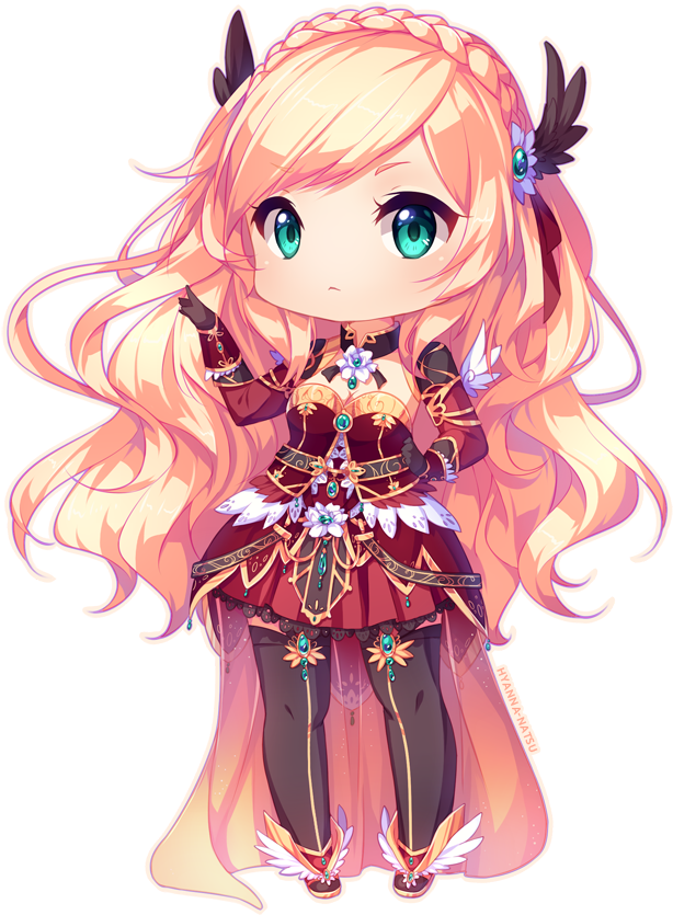 Emyrs By Hyanna-natsu On Deviantart - Chibi Girl Hyanna Natsu (640x880)