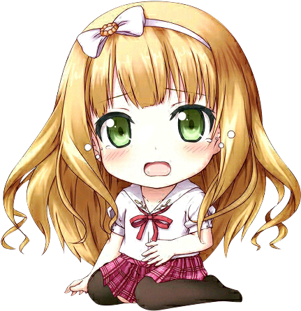 Chibi Kute Kute - Anime Girl Chibi (564x600)