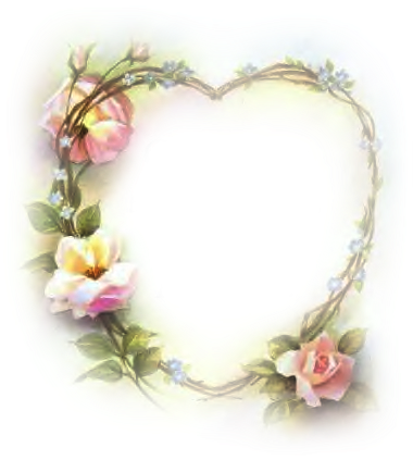 Wedding Flowers Frame Png Pics Photos - Miss U Sister Poems (379x440)