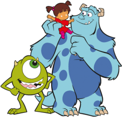 Family Monsters Inc Clipart - Boo Drawings Monsters Inc With Mike And Sully (518x518)