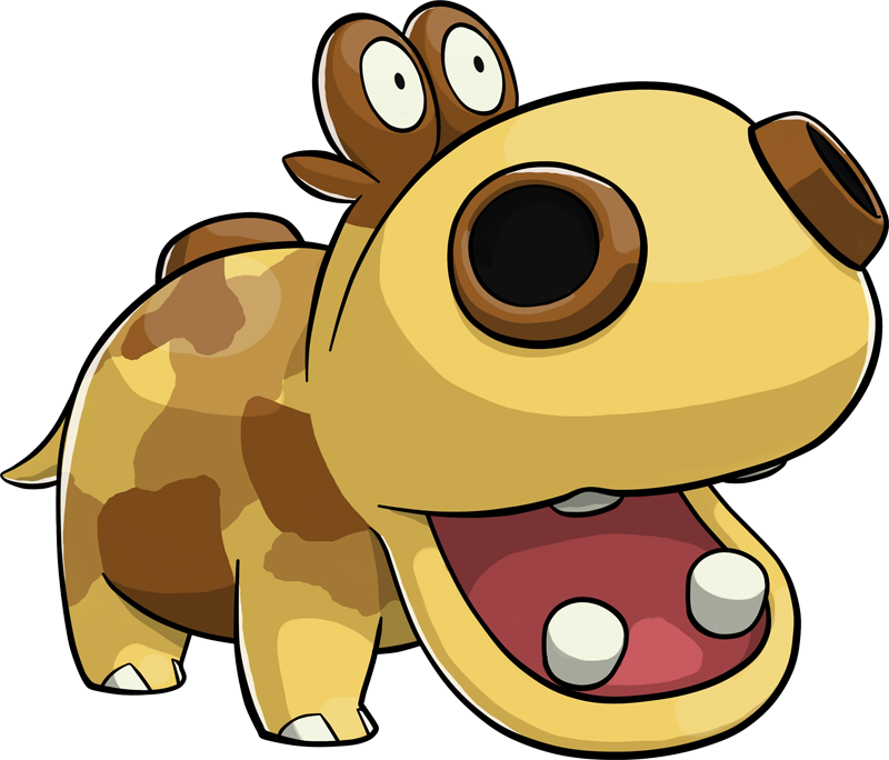 Shiny Hippopotas Pokédex - Shiny Hippopotas (800x684)