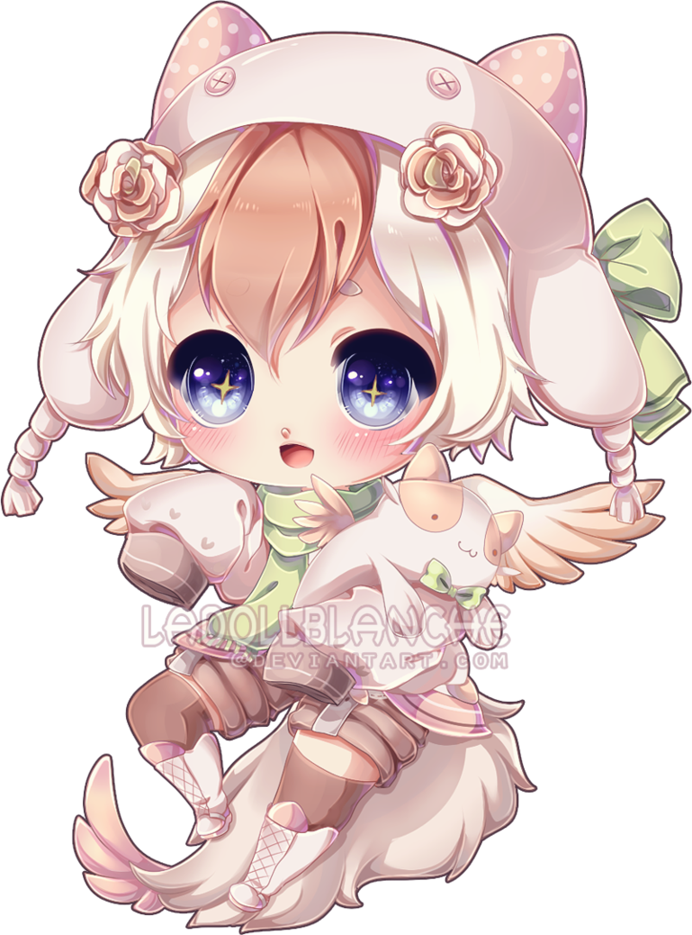 Simple Chibi Commission For Ryuuta-kun Usually I Dont - Cartoon (769x1038)