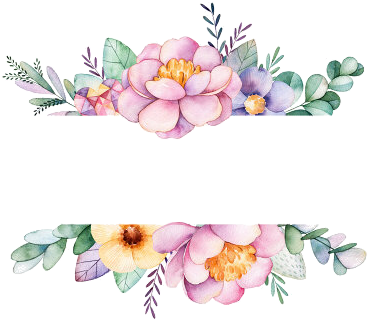 Watercolor Border, Watercolor Flowers, Watercolor Art, - Thank You For Coming Floral (450x470)