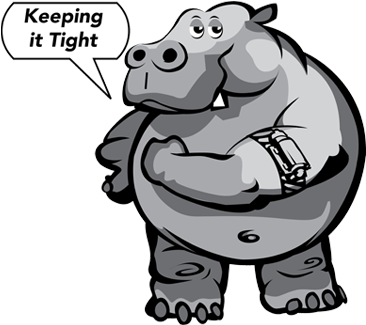 For A Trusted Fit Keep It Tight With Oya® Hose Clamps - Cartoon (369x363)