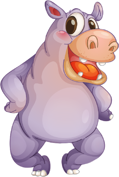 Cartoon Hippopotamus Drawing Clip Art - Online And Offline (600x600)