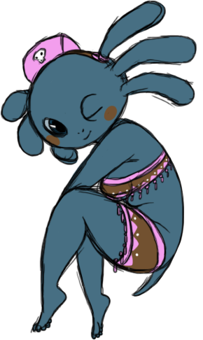 Dive Quest Sketch Ona By Irreyre - Cartoon (290x486)