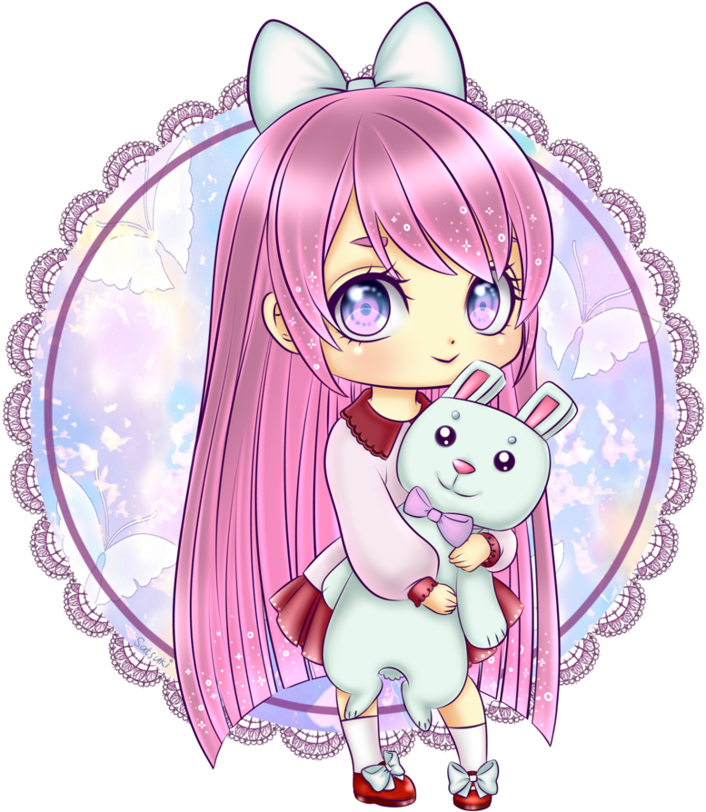 Kawaii Chibi Girl By Satsuki96 On Deviantart - Kawaii Chibi Girl By Satsuki96 On Deviantart (819x975)