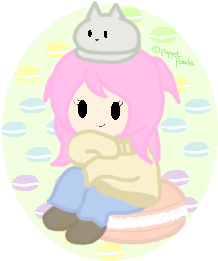 Chibi Lil Miss Macaron By Poppetpanda Chibi Lil Miss - Cartoon (1000x1000)