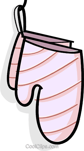 Oven Clipart Transparent - Cartoon Oven Mitts (267x480)