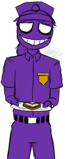 A Toast For Valentine's Day By Cephei97 On Deviantart - Purple Guy X Reader (468x562)