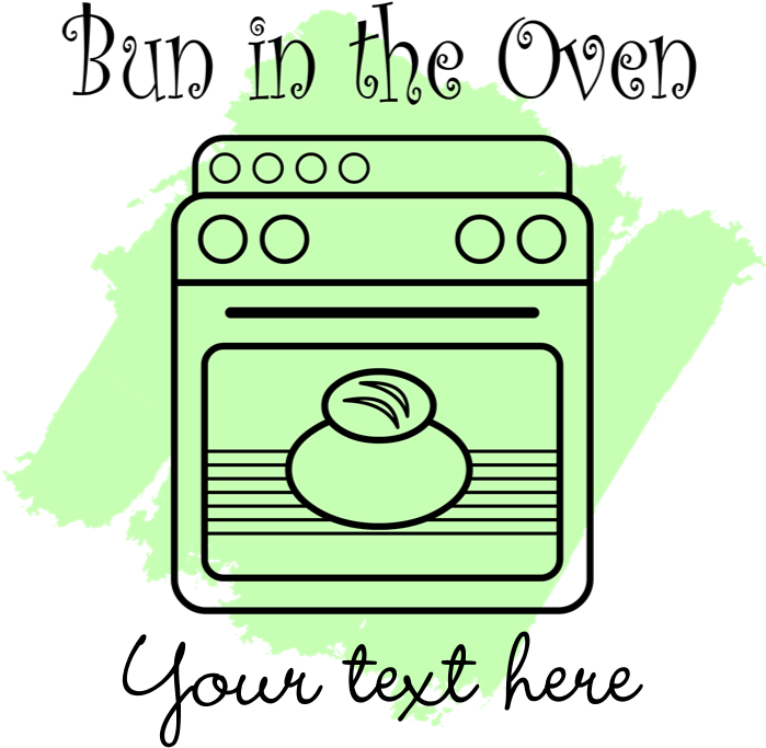 Favorite - Cafepress Personalized Bun In The Oven Green Ornament, (700x700)